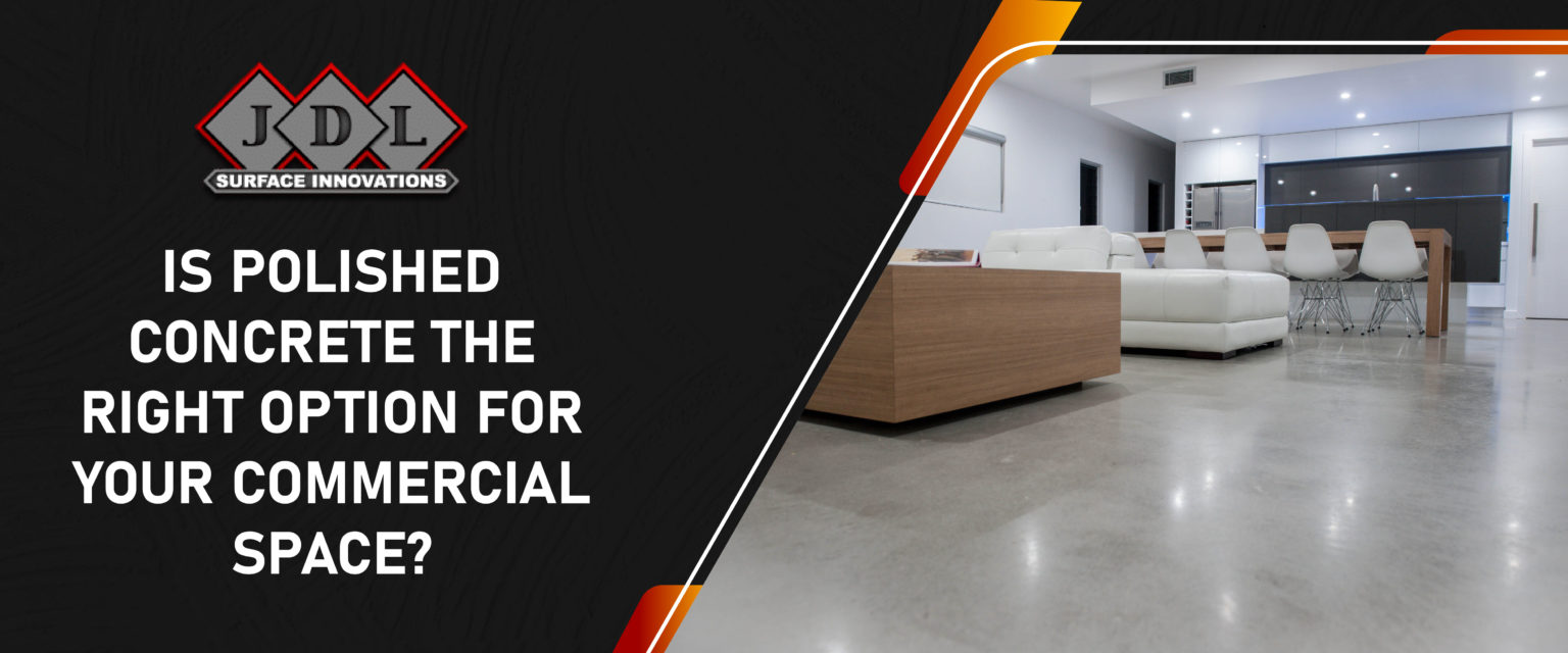 polished concrete for commercial use